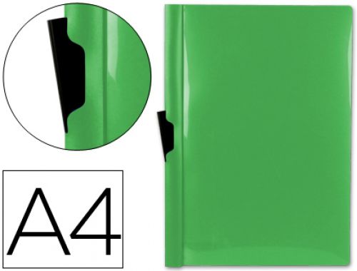Bolsa dossier liderpapel com clip lateral din a4 verde 60 folhas , Liderpapel , 26903 , 4710581453237